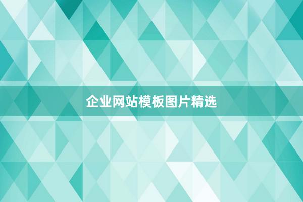 企业网站模板图片精选